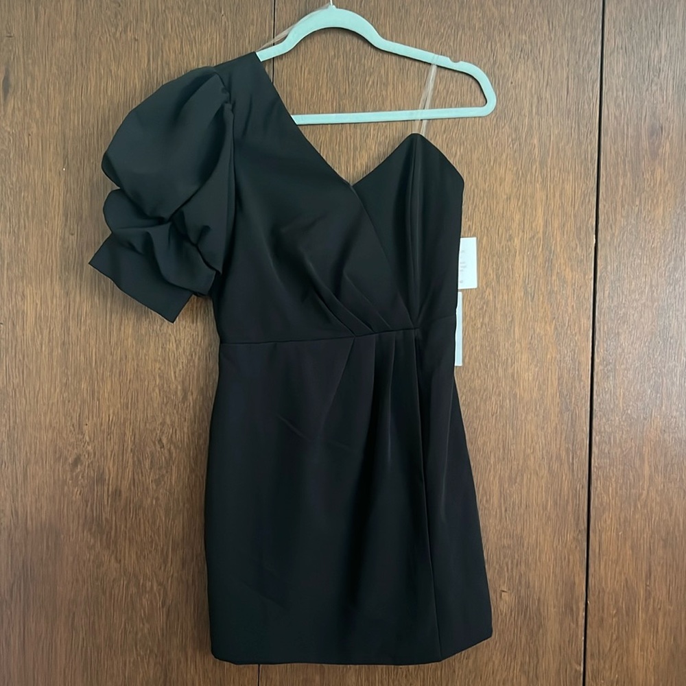 Red Dress One Shoulder Dress